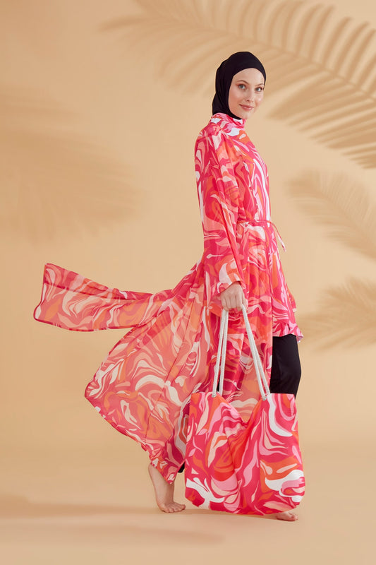 chiffon kimono
