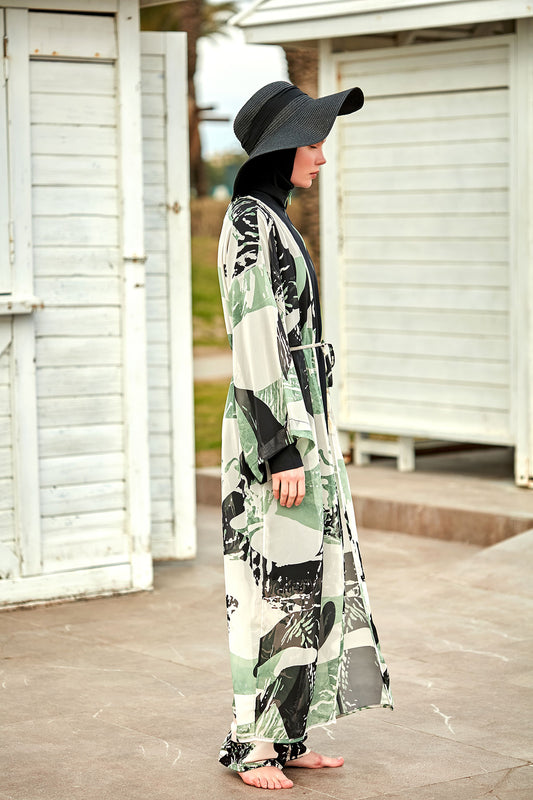 chiffon kimono