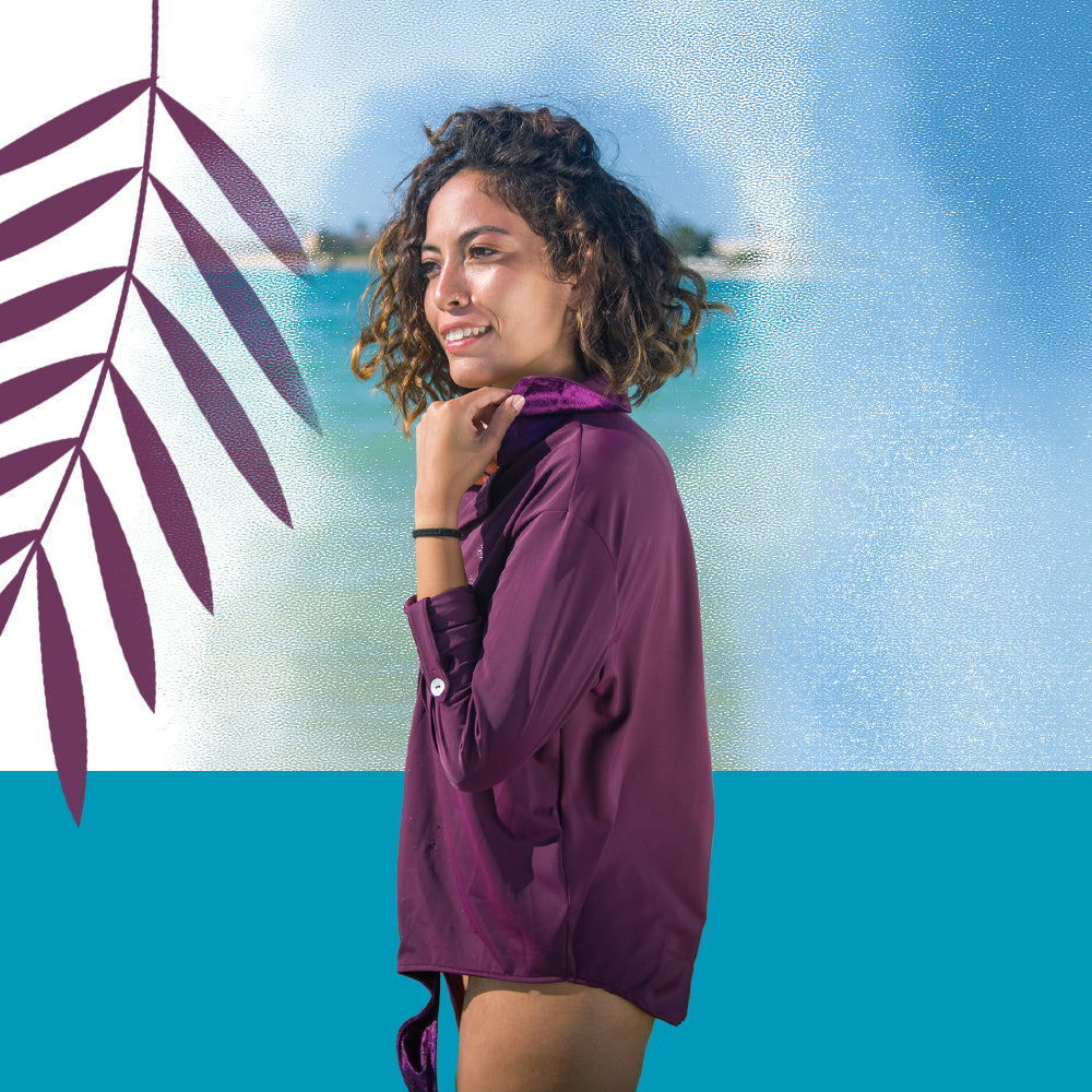 rashguard burgandy