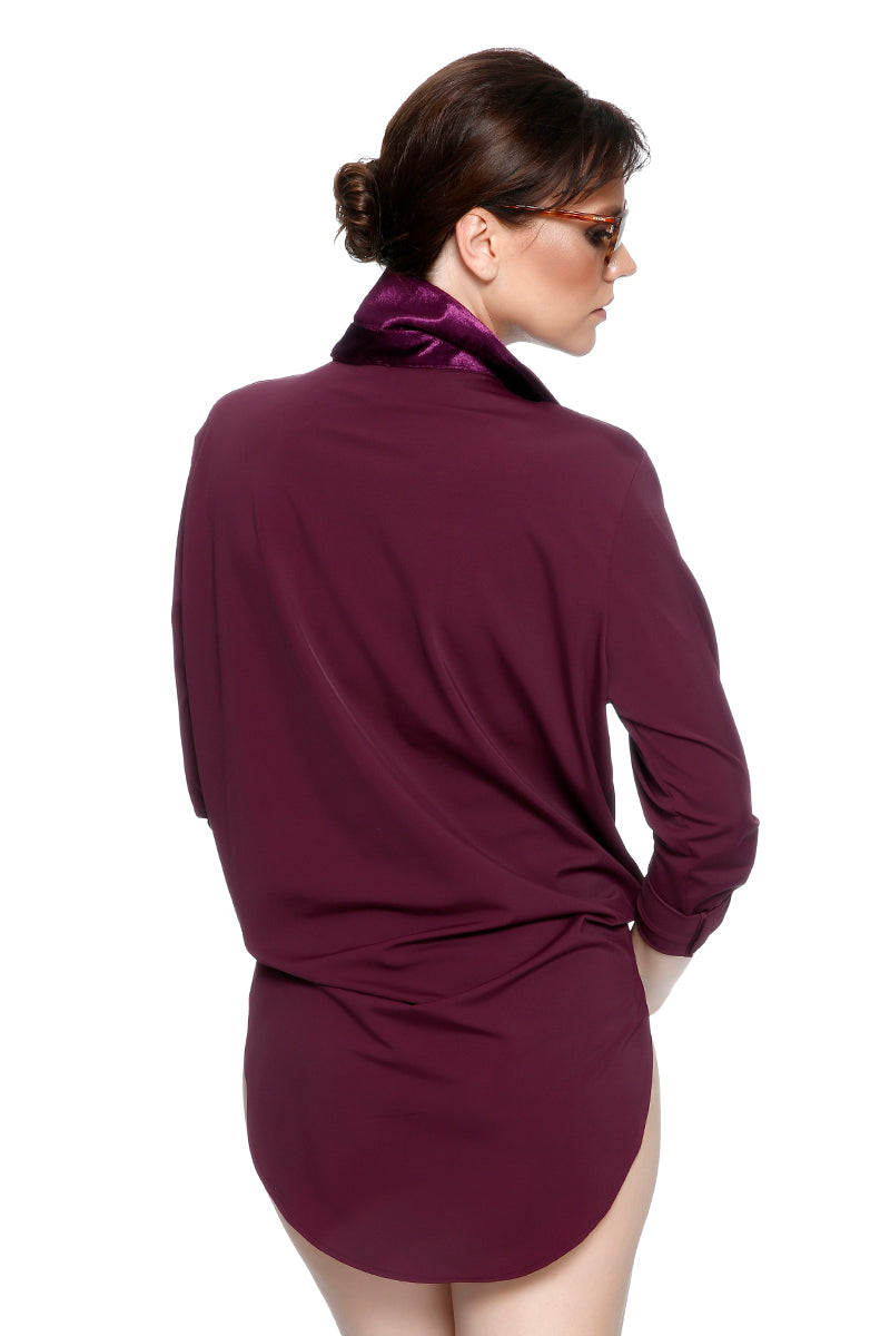 rashguard burgandy